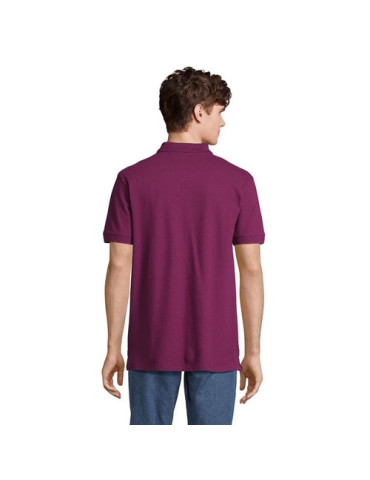 Polo homme personnalisé  Pacific Matières : coton Taille textile : L Couleurs : violet chic goodies publicitaire événementiel