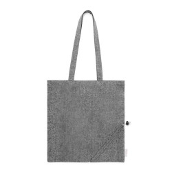 Sac Éco-responsable Pliable Personnalisé en Coton Recyclé à Prix Abordable - Biyon Matières : coton recyclé Couleurs : bleu marq
