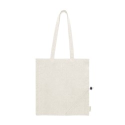 Sac Éco-responsable Pliable Personnalisé en Coton Recyclé à Prix Abordable - Biyon Matières : coton recyclé Couleurs : bleu 2