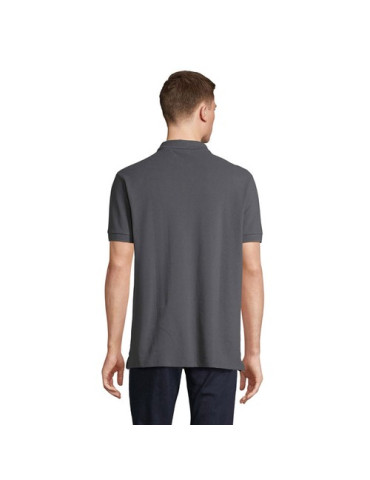 Polo homme personnalisé  Pacific Matières : coton Taille textile : S Couleurs : gris souris impression haute définition