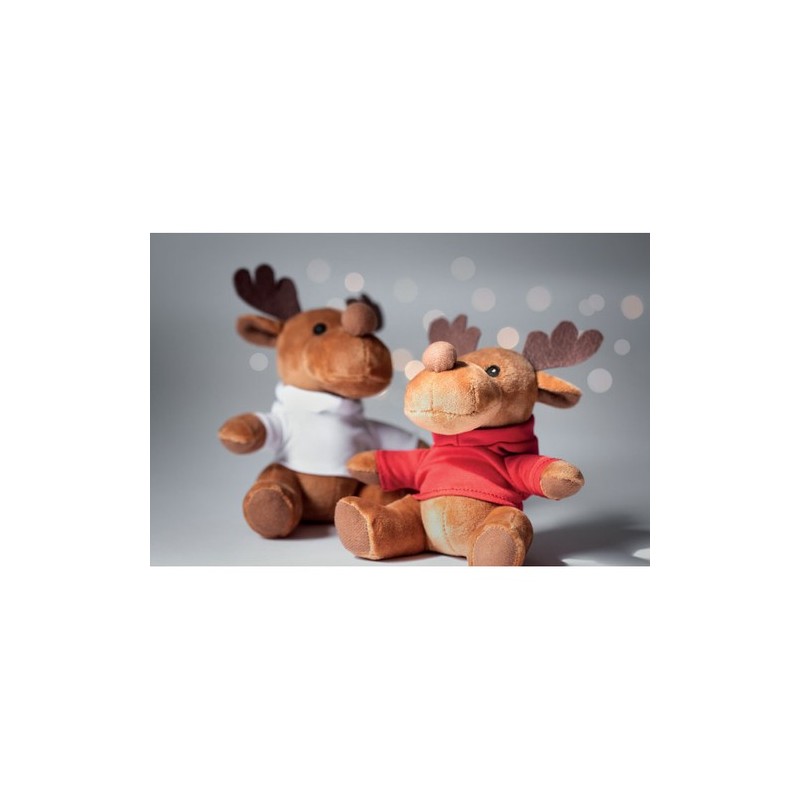Renne en peluche RUDOLPH avec capuche amovible