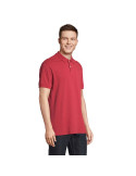 Polo homme personnalisé  Pacific Matières : coton Taille textile : M Couleurs : rouge doux cadeau client original