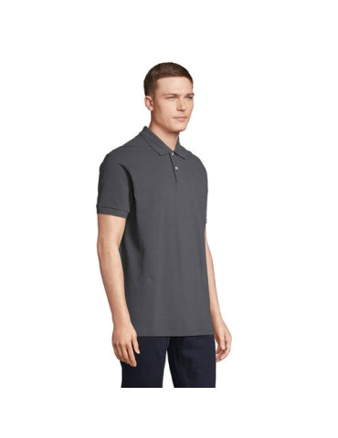 Polo homme personnalisé  Pacific Matières : coton Taille textile : XXL Couleurs : gris souris goodies entreprise design