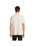 Polo homme personnalisé  Pacific Matières : coton Taille textile : XXL Couleurs : naturel cadeau collaborateur premium