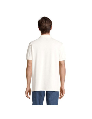 Polo homme personnalisé  Pacific Matières : coton Taille textile : XL Couleurs : écru goodies entreprise design