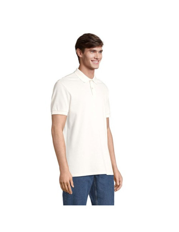 Polo homme personnalisé  Pacific Matières : coton Taille textile : XL Couleurs : écru goodies publicitaire événementiel