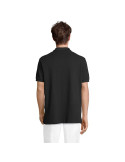 Polo homme personnalisé  Pacific Matières : coton Taille textile : XL Couleurs : noir cadeau entreprise pas cher