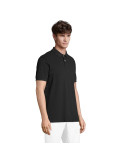 Polo homme personnalisé  Pacific Matières : coton Taille textile : XL Couleurs : noir impression haute définition