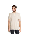 Polo homme personnalisé  Pacific Matières : coton Taille textile : L Couleurs : naturel goodies publicitaire durable