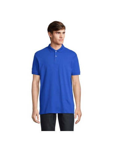 Polo homme personnalisé  Pacific Matières : coton Taille textile : XL Couleurs : bleu royal personnalisation rapide en France
