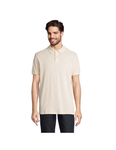 Polo homme personnalisé  Pacific Matières : coton Taille textile : XL Couleurs : naturel goodies publicitaire événementiel