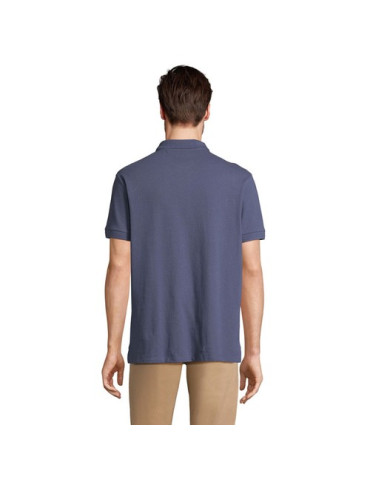 Polo homme personnalisé  Pacific Matières : coton Taille textile : XXL Couleurs : bleu denim cadeau entreprise pas cher