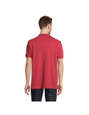 Polo homme personnalisé  Pacific Matières : coton Taille textile : XXL Couleurs : rouge doux objet publicitaire robuste
