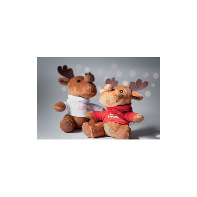 Renne en peluche RUDOLPH avec capuche amovible