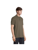 Polo homme personnalisé  Pacific Matières : coton Taille textile : M Couleurs : vert armée cadeau affaires élégant