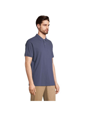 Polo homme personnalisé  Pacific Matières : coton Taille textile : XL Couleurs : bleu denim personnalisable avec votre logo