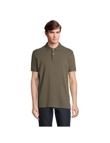 Polo homme personnalisé  Pacific Matières : coton Taille textile : S Couleurs : vert armée goodies entreprise design