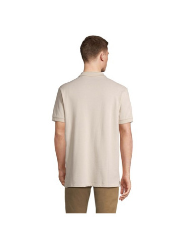 Polo homme personnalisé  Pacific Matières : coton Taille textile : L Couleurs : lin personnalisation rapide en France