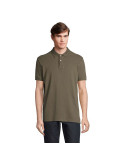 Polo homme personnalisé  Pacific Matières : coton Taille textile : L Couleurs : vert armée goodies publicitaire durable