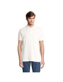 Polo homme personnalisé  Pacific Matières : coton Taille textile : S Couleurs : écru cadeau collaborateur premium