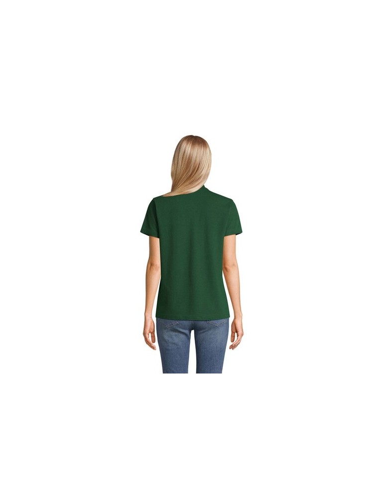 Polo personnalisé pour femme - Pulse Matières : coton Taille textile : XL Couleurs : vert bouteille goodies publicitaire événeme