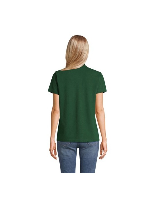 Polo personnalisé pour femme - Pulse Matières : coton Taille textile : XL Couleurs : vert bouteille goodies publicitaire événeme