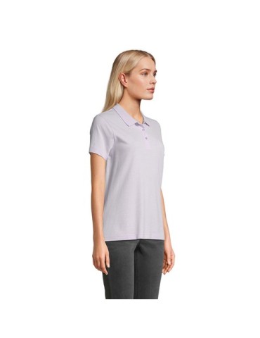 Polo personnalisé pour femme - Pulse Matières : coton Taille textile : L Couleurs : lilas goodies entreprise design