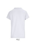 Polo personnalisé pour femme - Pulse Matières : coton Taille textile : XL Couleurs : blanc marquage couleur éclatante