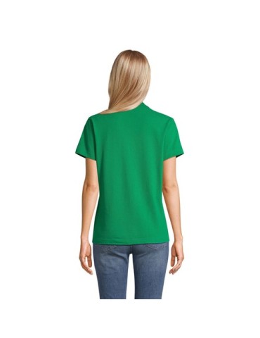 Polo personnalisé pour femme - Pulse Matières : coton Taille textile : M Couleurs : vert prairie impression logo haute qualité