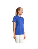 Polo personnalisé pour femme - Pulse Matières : coton Taille textile : L Couleurs : bleu royal impression logo haute qualité