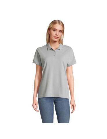 Polo personnalisé pour femme - Pulse Matières : coton Taille textile : S Couleurs : gris pur goodies personnalisé en stock