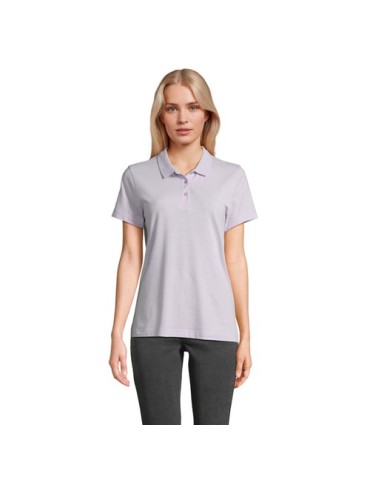 Polo personnalisé pour femme - Pulse Matières : coton Taille textile : M Couleurs : lilas goodies publicitaire durable