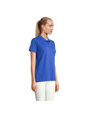 Polo personnalisé pour femme - Pulse Matières : coton Taille textile : XXL Couleurs : bleu royal cadeau collaborateur premium
