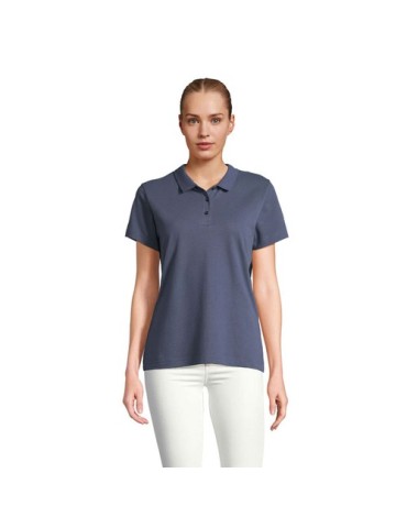 Polo personnalisé pour femme - Pulse Matières : coton Taille textile : S Couleurs : bleu denim goodies entreprise design