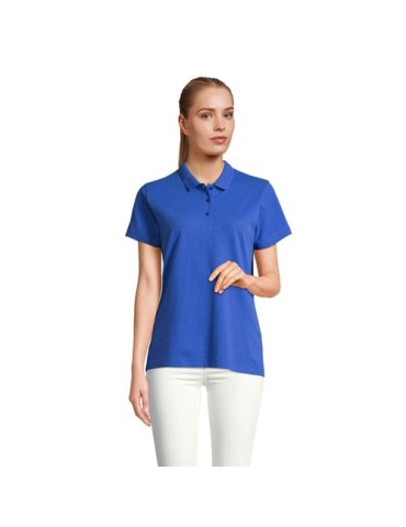 Polo personnalisé pour femme - Pulse Matières : coton Taille textile : M Couleurs : bleu royal goodies publicitaire événementiel