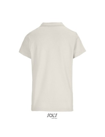 Polo personnalisé pour femme - Pulse Matières : coton Taille textile : XS Couleurs : écru accessoire événementiel unique