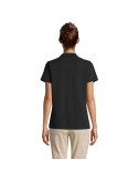 Polo personnalisé pour femme - Pulse Matières : coton Taille textile : L Couleurs : noir cadeau collaborateur premium