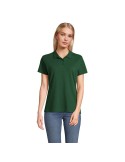 Polo personnalisé pour femme - Pulse Matières : coton Taille textile : M Couleurs : vert bouteille goodies entreprise design