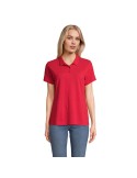 Polo personnalisé pour femme - Pulse Matières : coton Taille textile : S Couleurs : rouge personnalisation rapide en France