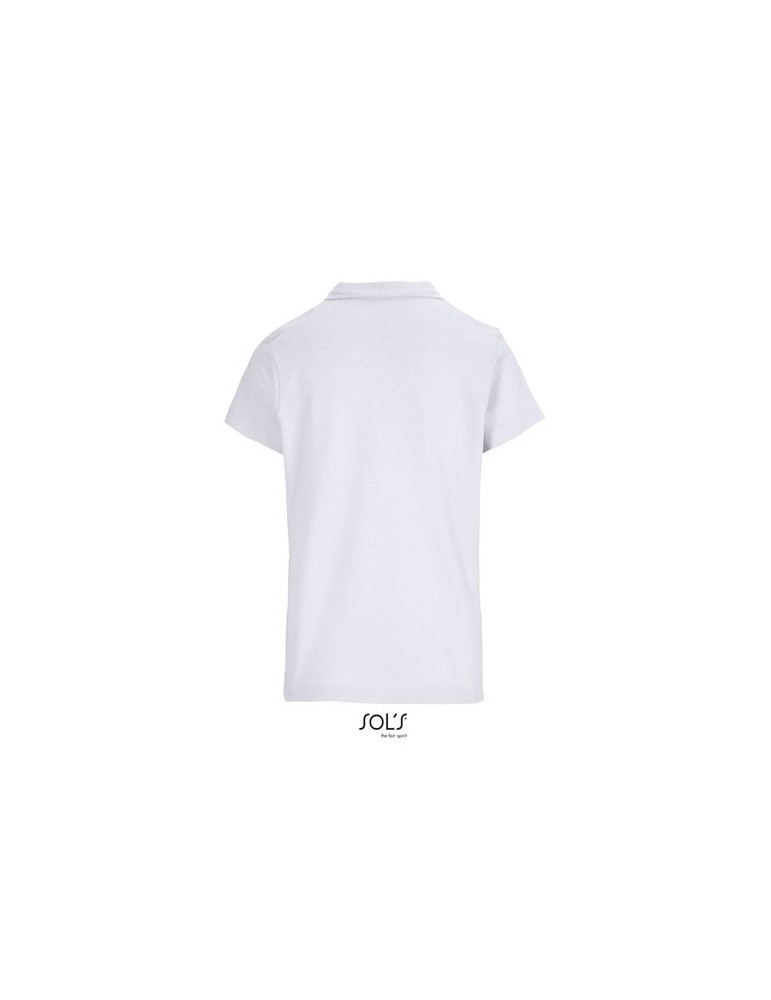 Polo personnalisé pour femme - Pulse Matières : coton Taille textile : XS Couleurs : blanc cadeau affaires élégant