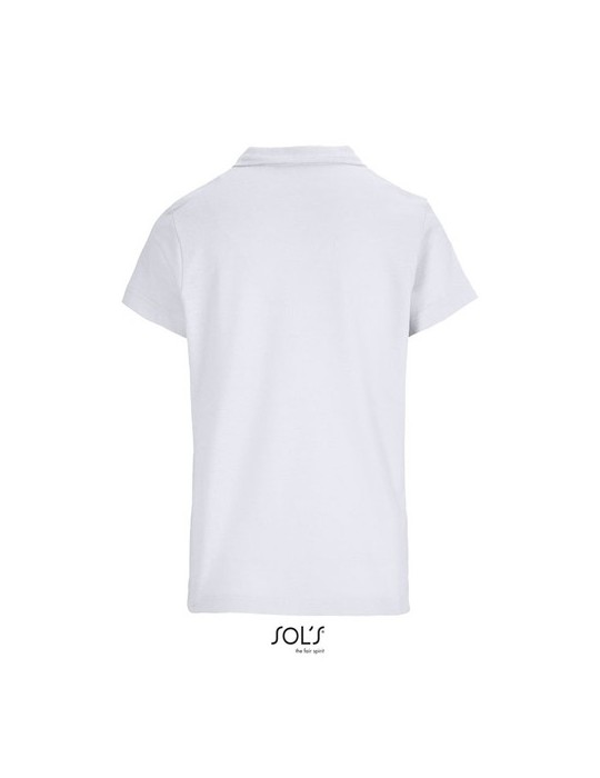 Polo personnalisé pour femme - Pulse Matières : coton Taille textile : XS Couleurs : blanc cadeau affaires élégant