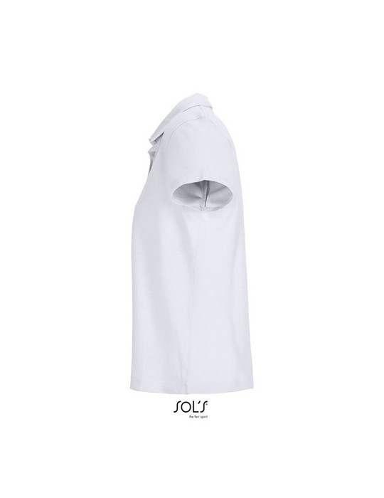 Polo personnalisé pour femme - Pulse Matières : coton Taille textile : XS Couleurs : blanc cadeau entreprise pas cher
