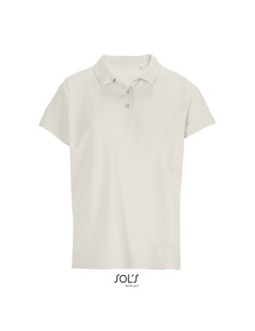Polo personnalisé pour femme - Pulse Matières : coton Taille textile : XL Couleurs : écru