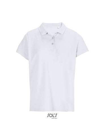 Polo personnalisé pour femme - Pulse Matières : coton Taille textile : M Couleurs : blanc livraison express 24h 48h