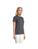 Polo personnalisé pour femme - Pulse Matières : coton Taille textile : XXL Couleurs : gris souris personnalisation rapide en Fra