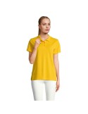 Polo personnalisé pour femme - Pulse Matières : coton Taille textile : S Couleurs : jaune objet promotionnel éco-responsable