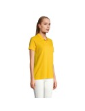 Polo personnalisé pour femme - Pulse Matières : coton Taille textile : S Couleurs : jaune personnalisation sur mesure
