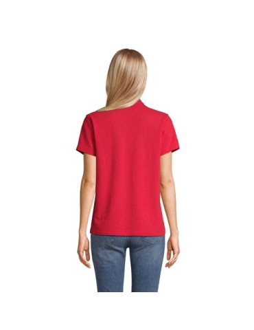 Polo personnalisé pour femme - Pulse Matières : coton Taille textile : XXL Couleurs : rouge goodies entreprise design