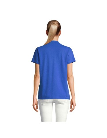 Polo personnalisé pour femme - Pulse Matières : coton Taille textile : S Couleurs : bleu royal accessoire événementiel unique