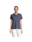 Polo personnalisé pour femme - Pulse Matières : coton Taille textile : L Couleurs : bleu denim personnalisation sur mesure